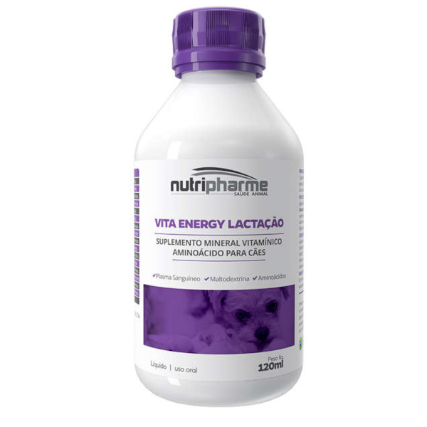 Vita Energy Lactação 120ml - Nutripharme Vita Energy Lactação 120ml - Nutripharme