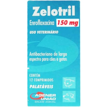 Zelotril 150mg 12 comprimidos - Agener União Zelotril 150mg 12 comprimidos - Agener União