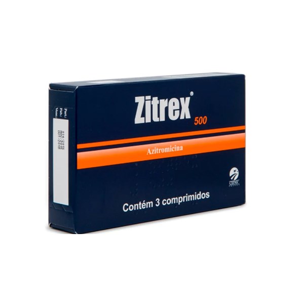 Zitrex 500 Azitrom 3 comprimidos - Cepav